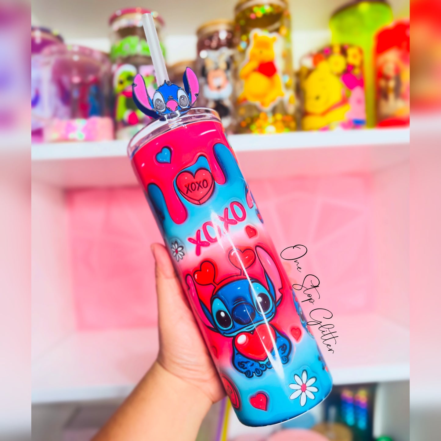 Stitch Skinny Tumbler