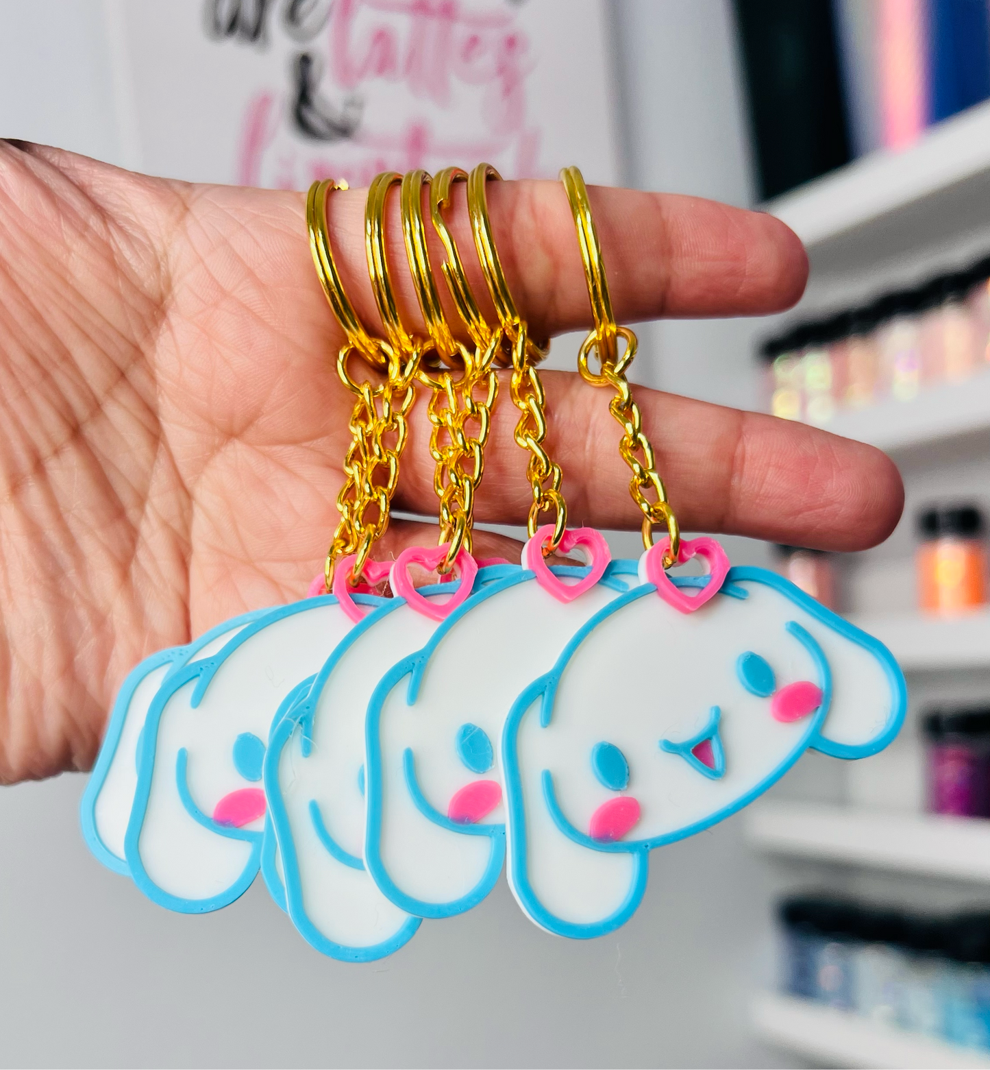 Cinnamon Roll Keychain