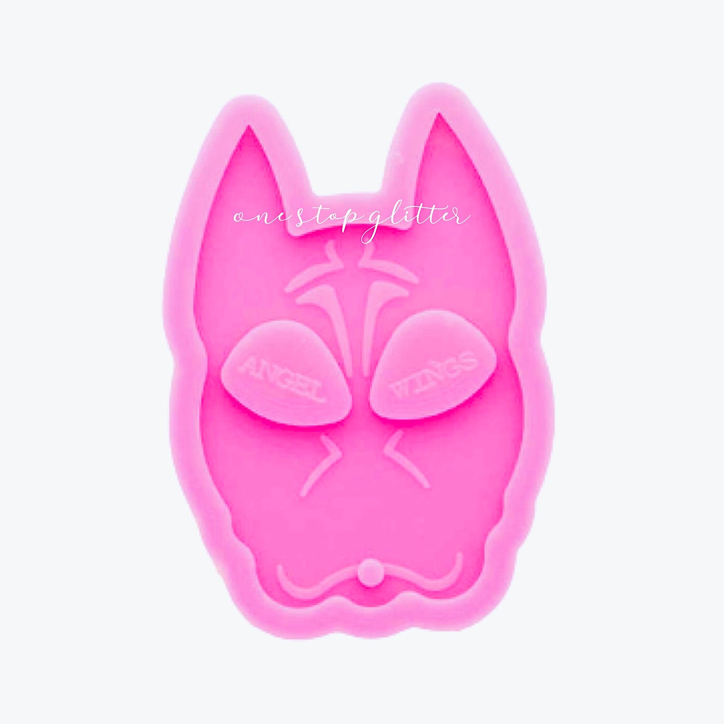 Dog Face Keychain Silicone Mold