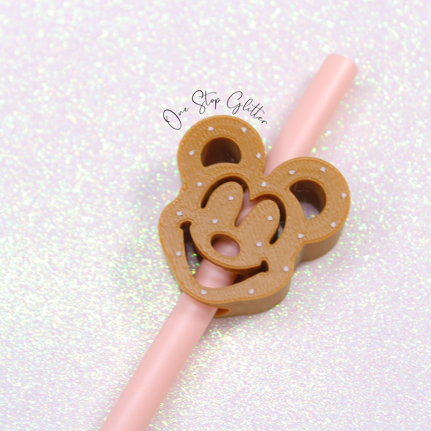 Mickey Pretzel Straw Topper