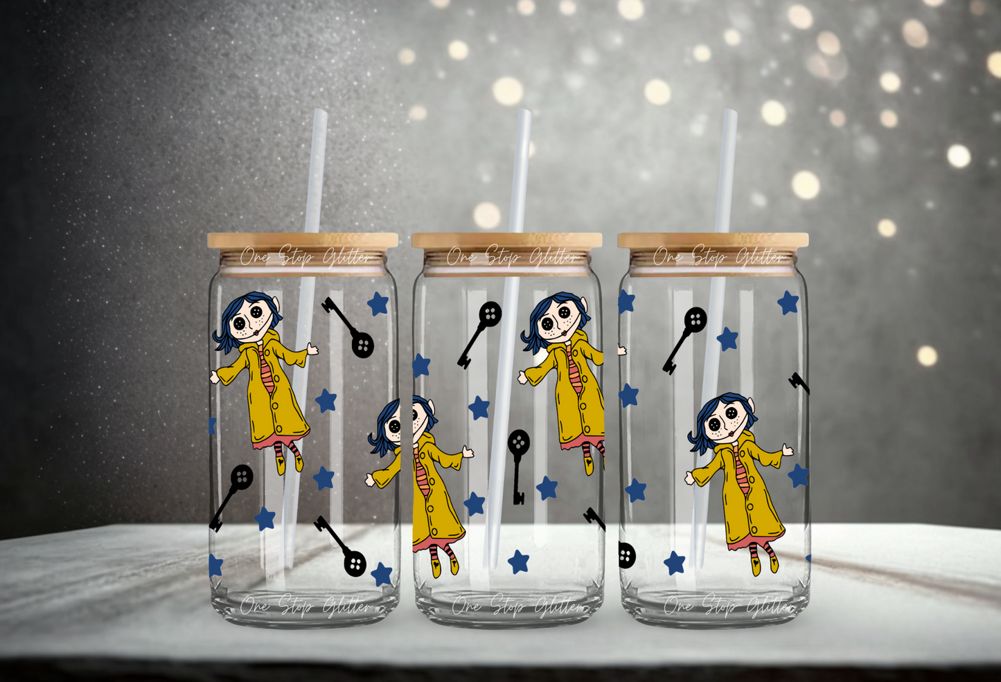 CORALINE GLASS CAN