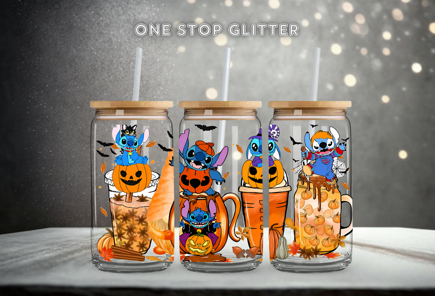 UV DTF - STITCH HALLOWEEN DRINKS