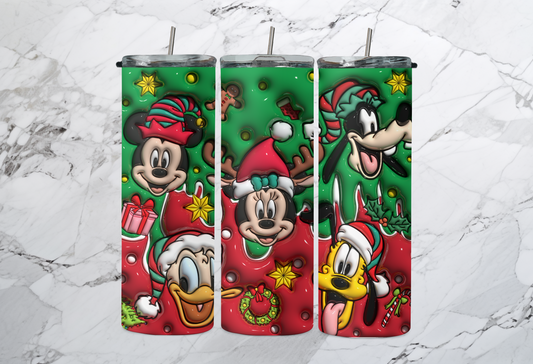 MICKEY &FRIENDS CHRISTMAS PUFFY TUMBLER
