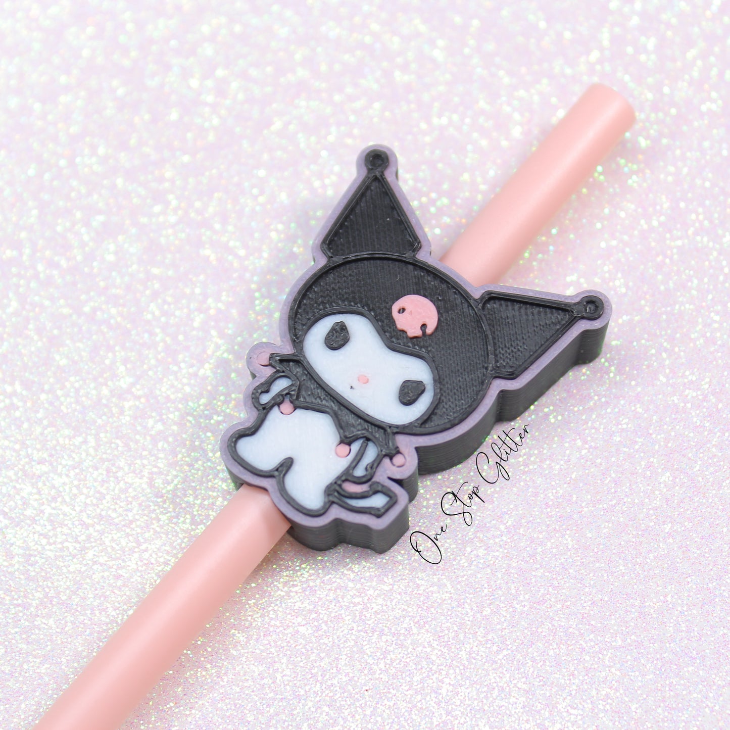 Kuromi Straw Topper